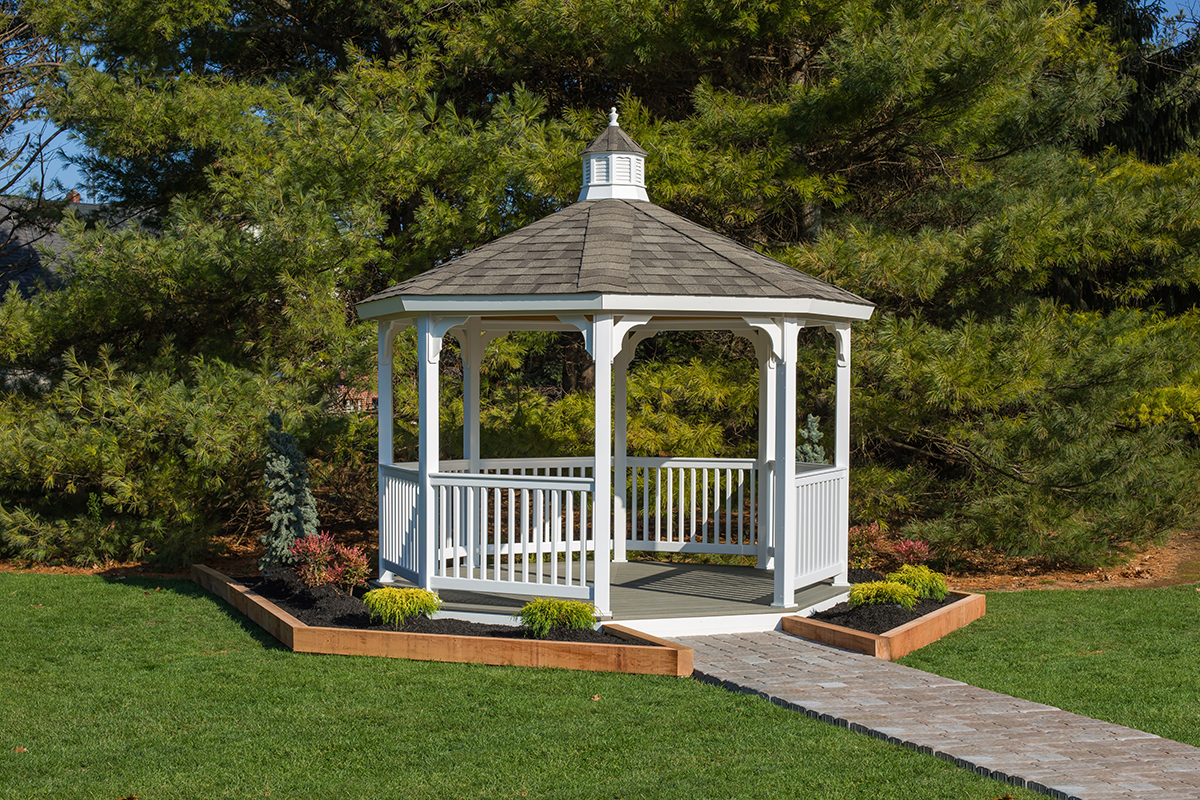 Amish-built shed kits and gazebo kits delivered free nationwide